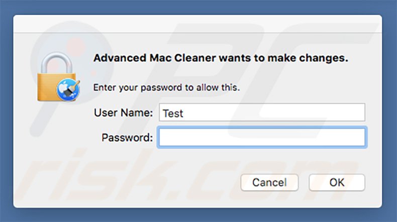 advanced mac cleaner process name